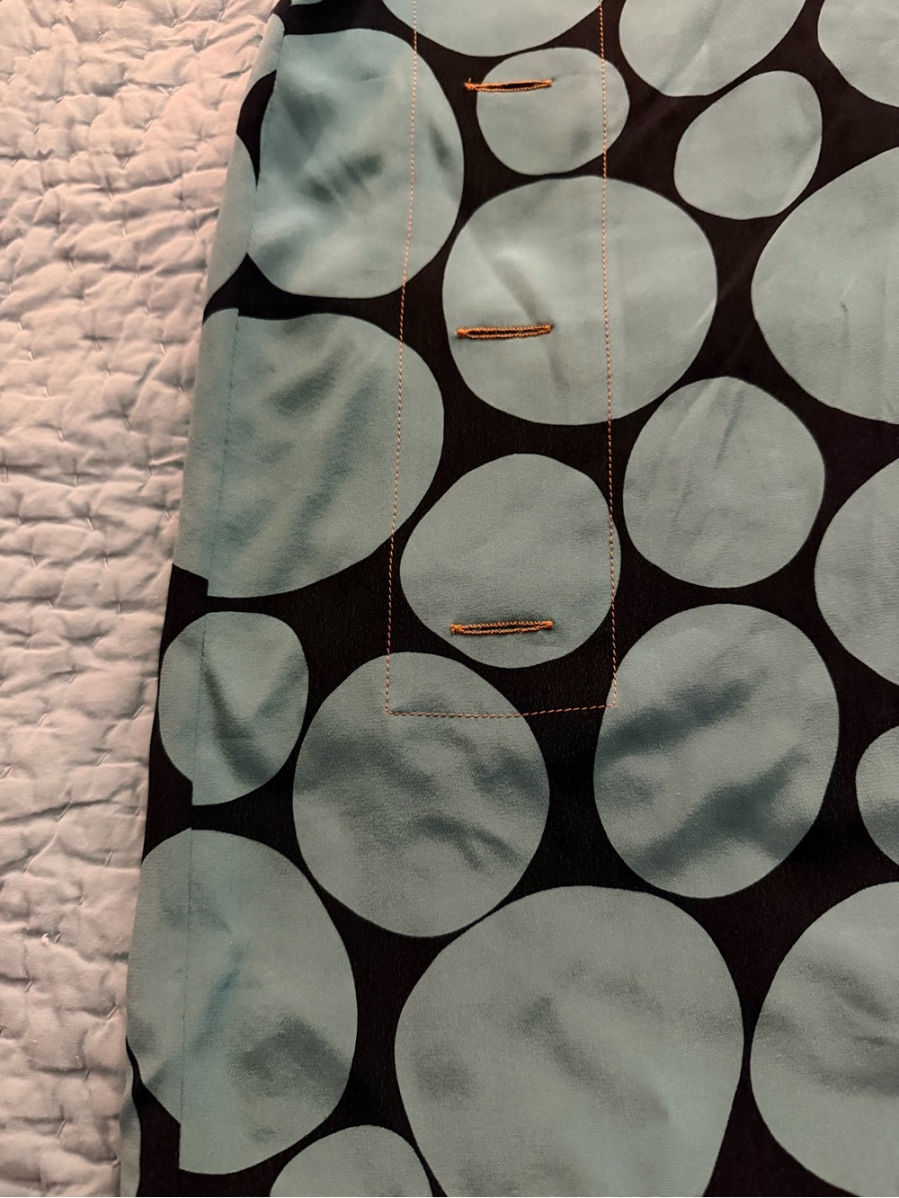 Marni Blue and Black silk Polka Dot Mini Dress New With Tag - Picture 3 of 9
